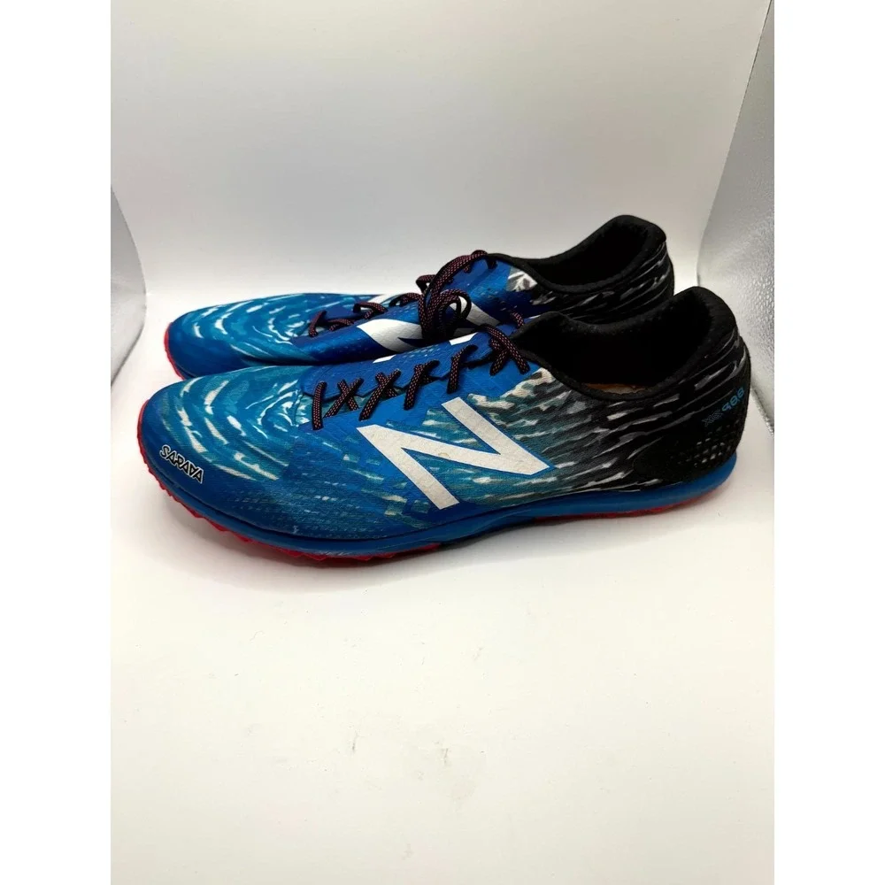 New Balance‎ 900 Cross Country Sarava MXCS900A Mens 12 D Blue Spikes Track Shoes